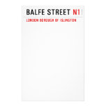 Balfe Street  Stationery