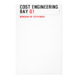 Cost Engineering Bay  Stationery