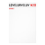Lovelurveluv  Stationery