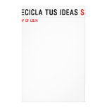 RECICLA TUS IDEAS  Stationery