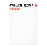 MWELASE. NZIMA  Stationery