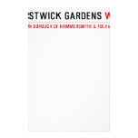 Westwick Gardens  Stationery
