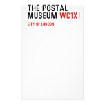 the postal museum  Stationery
