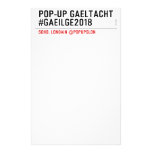 Pop-Up Gaeltacht #Gaeilge2018  Stationery