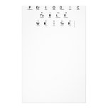 Periodic
 Table
 Writer  Stationery