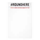 #roundhere  Stationery
