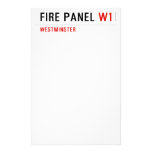 FIRE PANEL  Stationery