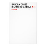 Sandra Cross Richmond Avenue  Stationery