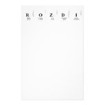 DROZDIK  Stationery