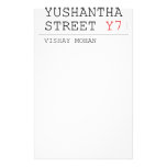 Yushantha  Street  Stationery