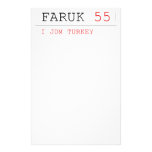 FARUK  Stationery