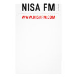 NİSA FM  Stationery