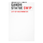 muhatma gandhi statue  Stationery