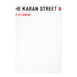 The Karan street  Stationery