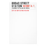 BROAD STREET STATION  Stationery
