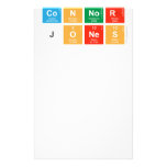 connor
 Jones  Stationery