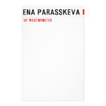 ELENA PARASSKEVA  Stationery