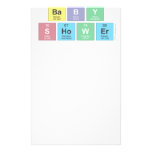 Baby 
 shower  Stationery
