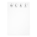 Geeky  Stationery