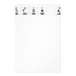 Think like a proton and stay positive  Stationery