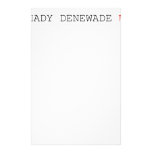 Khady denewade  Stationery