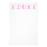 S|cienc|e  Stationery