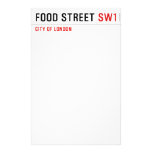 Food street  Stationery