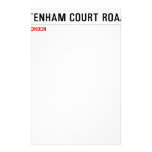Tottenham Court Road  Stationery