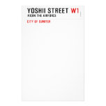 Yoshii Street  Stationery