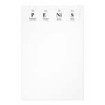penis  Stationery