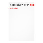 I strongly rep  Stationery