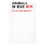 animals in war  Stationery