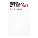 Harmood Street  Stationery