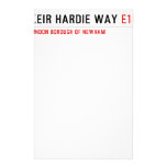 keir Hardie Way  Stationery