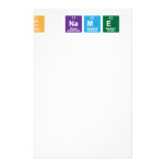 Periodic Name Project  Stationery
