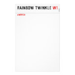 rainbow twinkle  Stationery