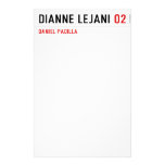 dianne lejani  Stationery