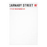 Carnaby street  Stationery