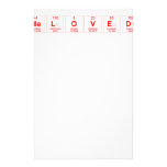 Beloved  Stationery