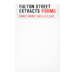 Fulton street Extracts  Stationery