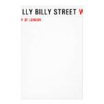 Silly Billy Street  Stationery