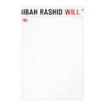 Habibah Rashid  Stationery