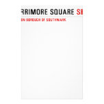 Lorrimore Square  Stationery
