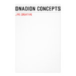 Onadion Concepts  Stationery