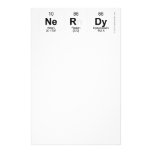 Nerdy  Stationery