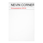     NEVIN CORNER  Stationery