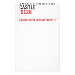 JULIAN ASSANGE CASTLE    Stationery