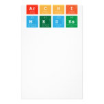 ARCHI
 MEDES  Stationery