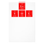 I
 Lv
 you  Stationery