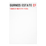 Gurnos Estate  Stationery